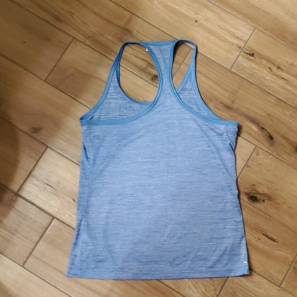 Adidas Blue Heather Racerback Tank - Picture 2 of 3